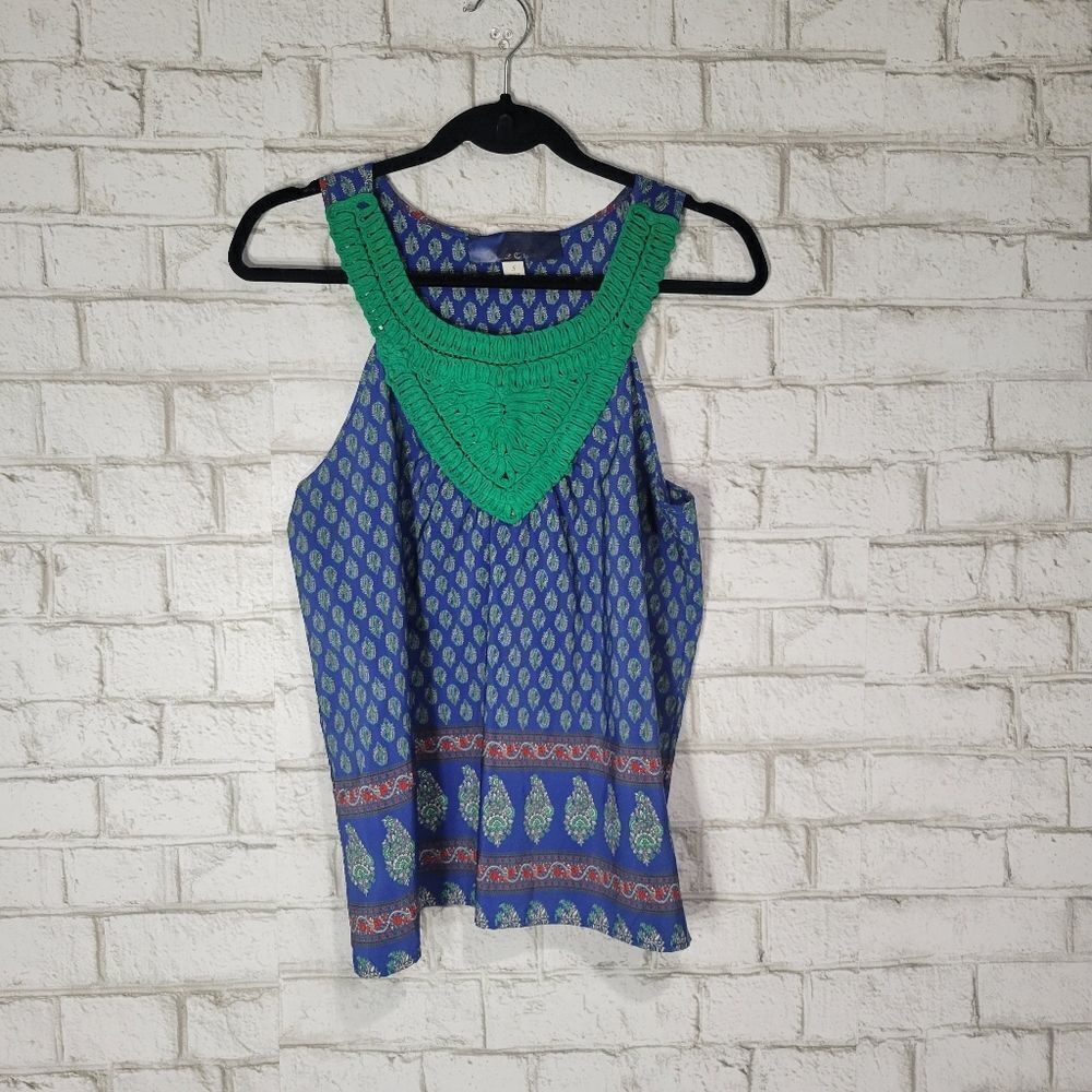 Blue Rain printed tank - Picture 3 of 14